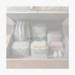 CAJA ALMACENAMIENTO VERDE MENTA S (26X38X26cm)